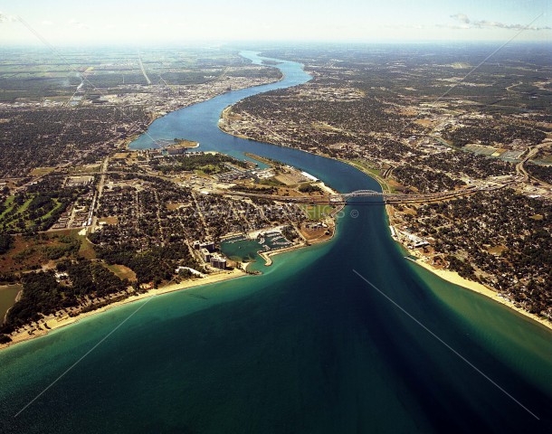 Port Huron/Sarnia in St. Clair County, Michigan